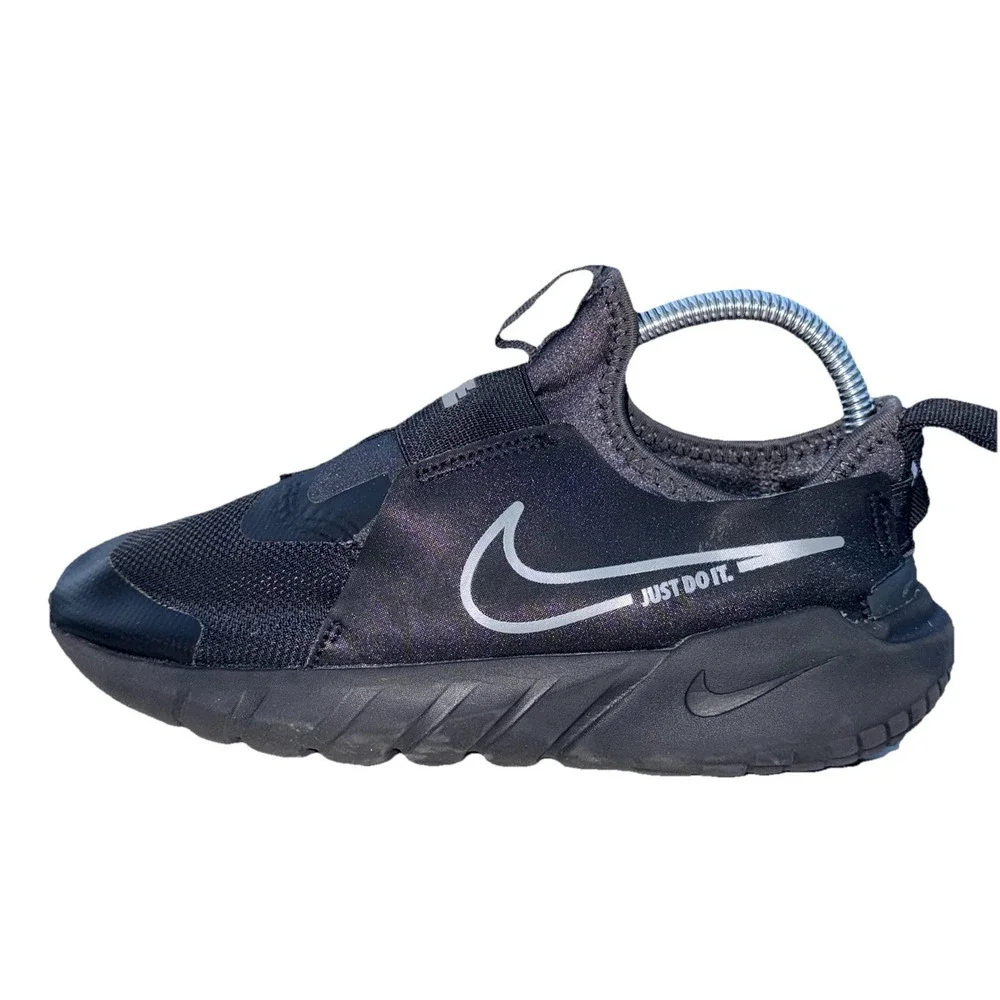 Nike Flex Runner  Black Anthracite Youth Running Low‎ Shoes Sneakers Sz 5Y